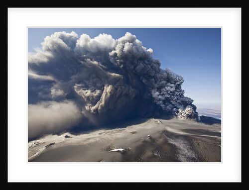 Eyjafjallajokull volcano erupting in Iceland by Anonymous