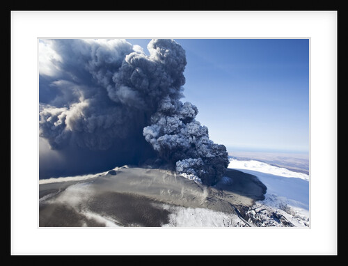 Eyjafjallajokull volcano erupting in Iceland by Anonymous