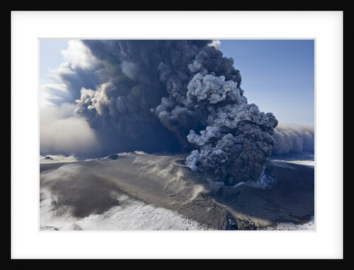 Eyjafjallajokull volcano erupting in Iceland by Anonymous