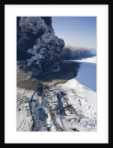 Eyjafjallajokull volcano erupting in Iceland by Anonymous