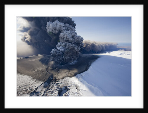Eyjafjallajokull volcano erupting in Iceland by Anonymous