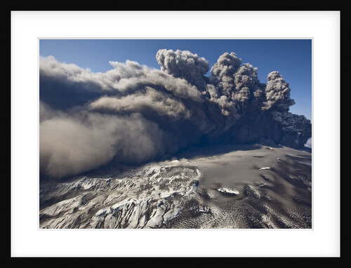 Eyjafjallajokull volcano erupting in Iceland by Anonymous