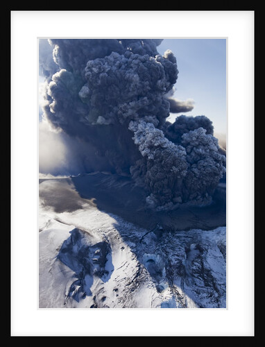 Eyjafjallajokull volcano erupting in Iceland by Anonymous