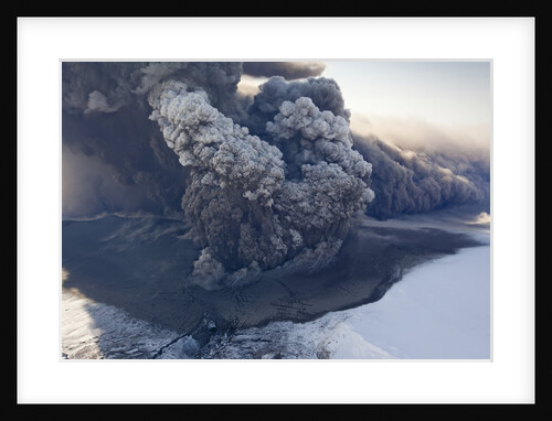 Eyjafjallajokull volcano erupting in Iceland by Anonymous