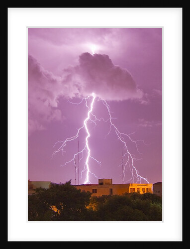 Lightning storm in Asuncion, Paraguay by Anonymous