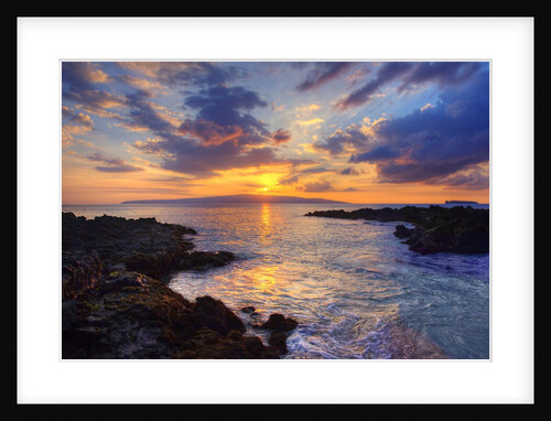Sunset at Maui Wai or Secret Beach on Maui in Hawaii by Anonymous
