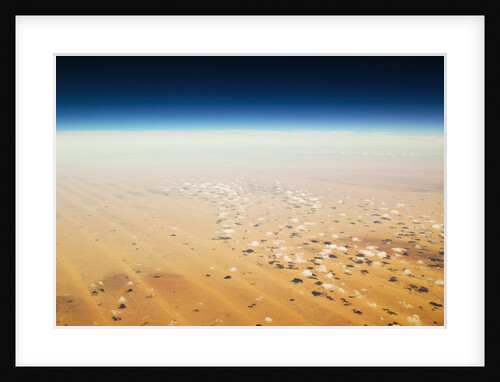 Aerial view of a desert by Anonymous