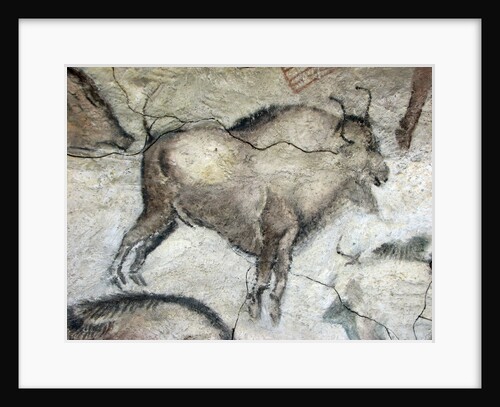 Replica of cave painting of bison from Altamira cave by Anonymous