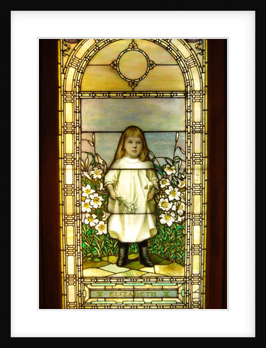 Memorial stained glass window by Anonymous