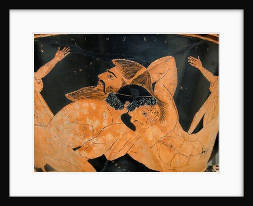 Detail of red-figured calix krater by Euphronios and Euxitheos