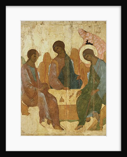 Holy Trinity by Andrei Rublev and others by Anonymous