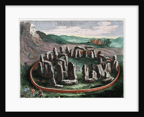View of Stonehenge from the Atlas van Loon by Anonymous