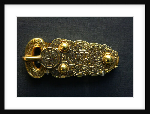 Sutton Hoo belt buckle by Anonymous