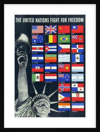 The United Nations Fight for Freedom poster by Anonymous