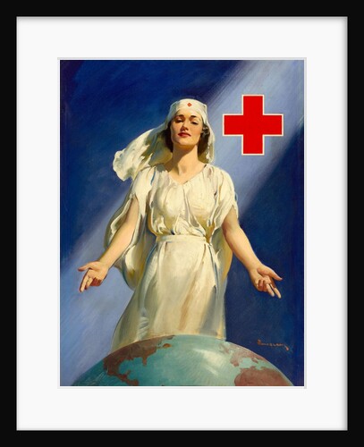 World War II Red Cross painting by Haddon Sundblom