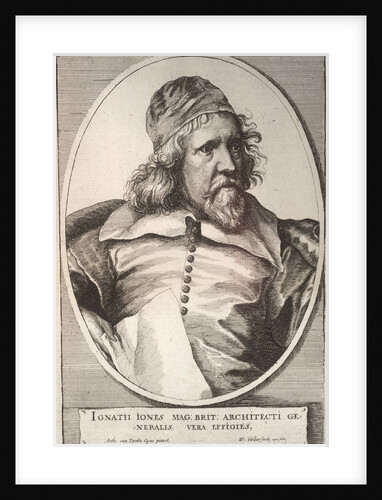 Portrait of Inigo Jones by Wenceslaus Hollar