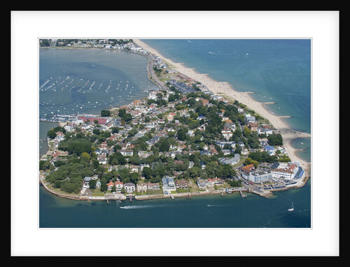Luxury houses on Sandbanks in Poole Harbor by Anonymous