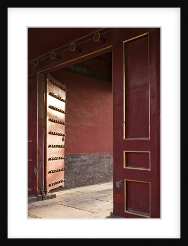 Open gates at the Forbidden City by Anonymous