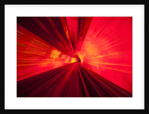 Bund Sightseeing Tunnel lights by Anonymous