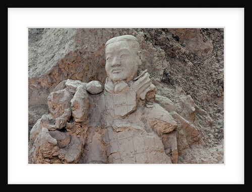 Broken terracotta soldier at Qin Shi Huangdi Tomb by Anonymous