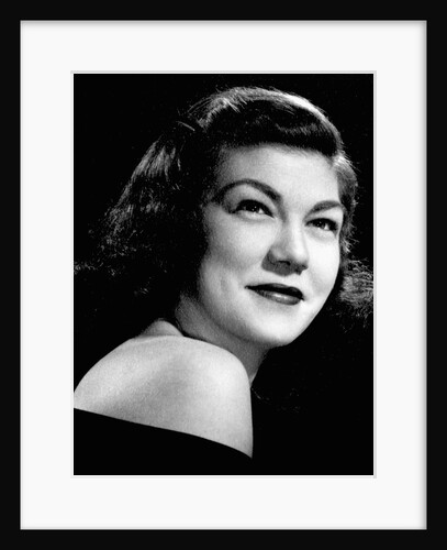 High school senior portrait of a young woman, ca. 1937 by Anonymous