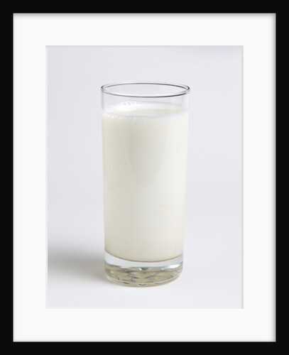 Glass of milk by Anonymous