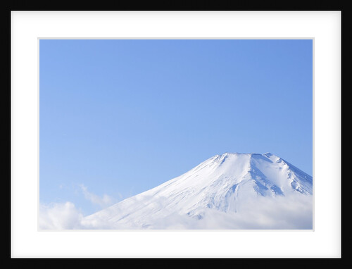 Mt. Fuji covered in snow. Yamanakako, Yamanashi Prefecture, Japan by Anonymous