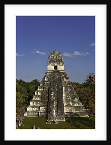 Temple I or Temple of the Giant Jaguar at Tikal by Anonymous