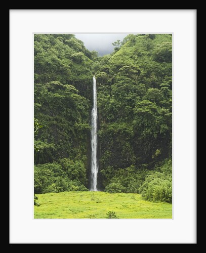 Vaihaiuru waterfall in Papenoo Valley by Anonymous