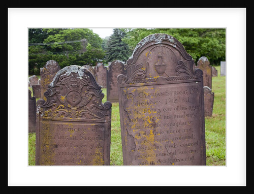 Old Gravestones, Connecticut by Anonymous