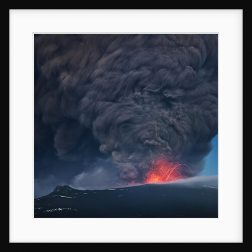 Ash plume from the Eyjafjallajokull eruption by Anonymous