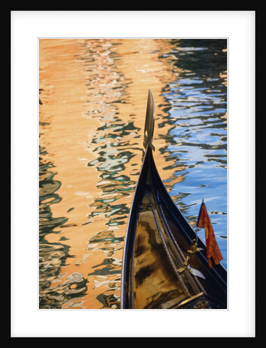 Gondola on a canal by Anonymous