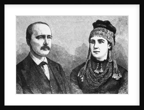 Dr. Heinrich and Mrs. Schliemann by Anonymous