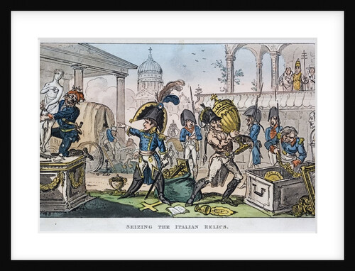 Seizing the Italian Relics by George Cruiskshank