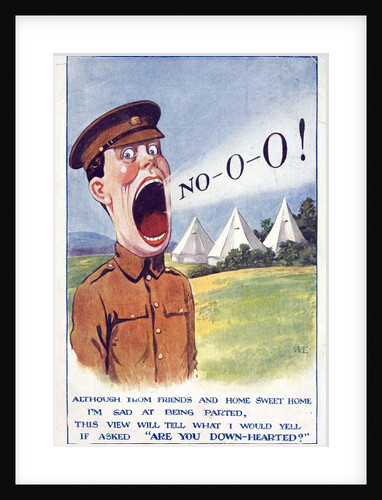 British propaganda card from World War I by Anonymous