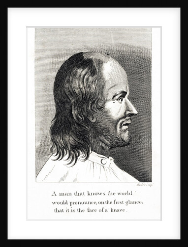 Engraving in a physiognomy book by Anonymous