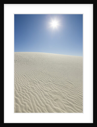 Sun in White Sands National Monument by Anonymous