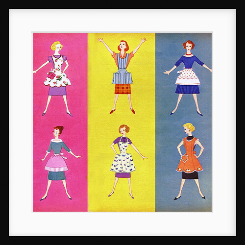 Six 1950s housewives by Anonymous