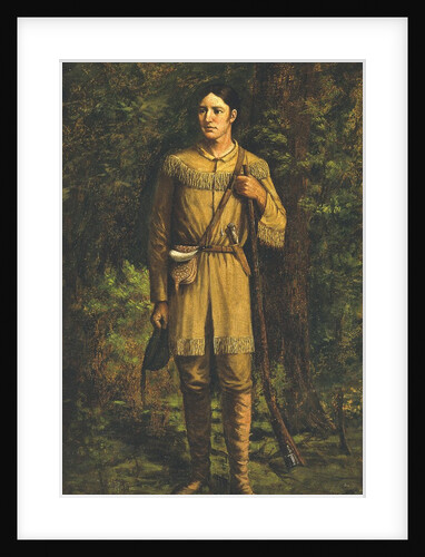 Portrait of Davy Crockett by Anonymous