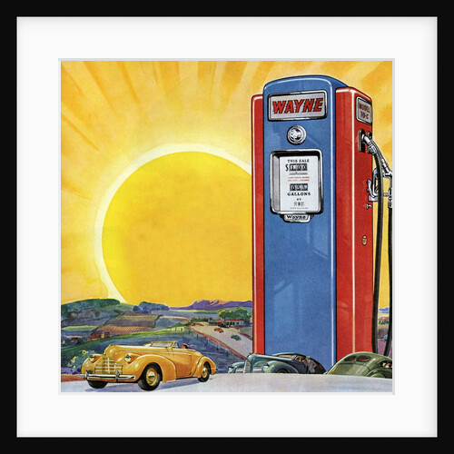 Gasoline advertisement by Anonymous