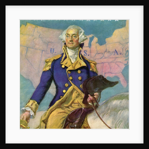 George Washington on horseback by Anonymous