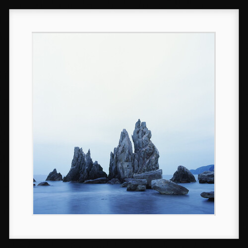 Dramatically Shaped Sea Stacks in Ocean by Anonymous