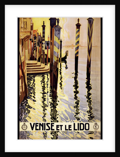 Venise et le Lido poster by Anonymous