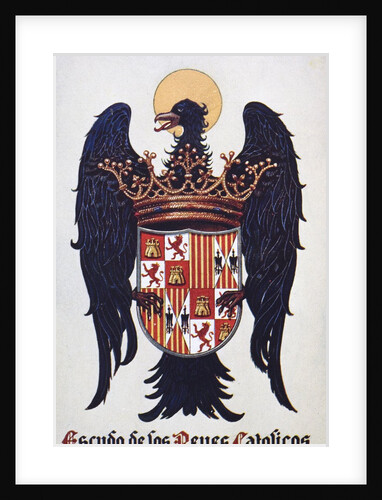 Crest of Spanish Catholic kings by Anonymous
