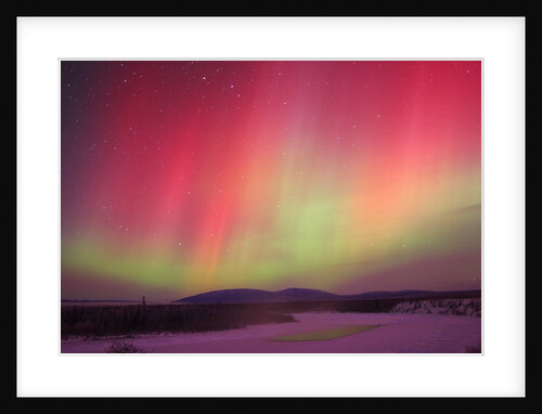 Aurora Borealis or Northern Lights, Yukon. by Anonymous