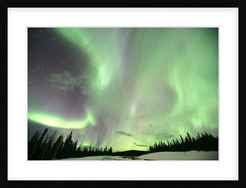 Aurora Borealis or Northern Lights, Yukon. by Anonymous