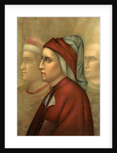 Profile portrait of Dante by Anonymous