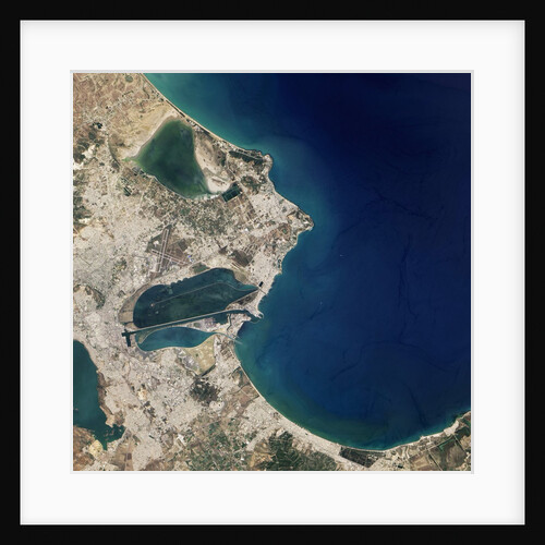 Satellite Image of Carthage, Tunisia by Anonymous