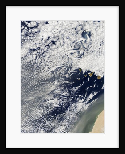 Cloud vortices off Madeira and Canary Islands by Anonymous
