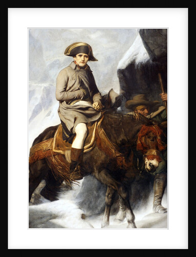 Napoleon Bonaparte Crossing the Alps in 1800 by School of Paul Delaroche